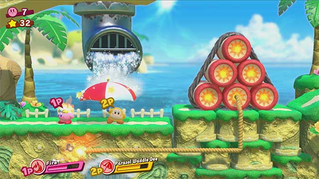 Game đi cảnh Kirby Star Allies
