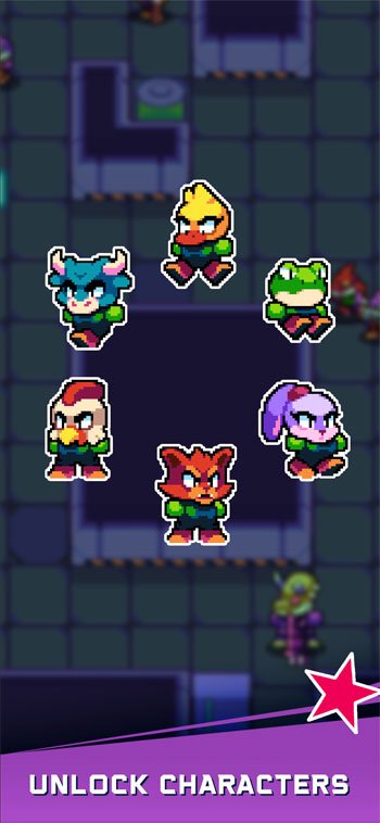 Mở khóa nhiều nhân vật độc đáo