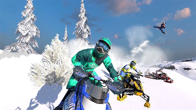 Điều khiển moto trên tuyết