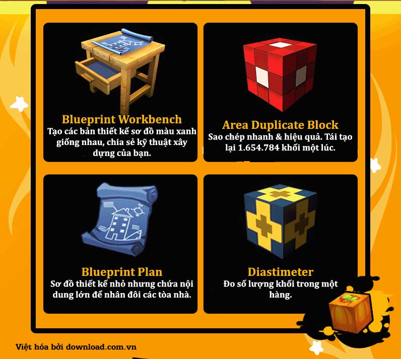 Mini World: Block Art bổ sung nhiều vật phẩm mới