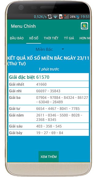 Kết quả xổ số