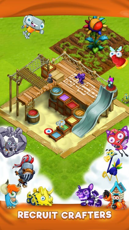 Xây dựng đội ngũ các sinh vật Crafter dễ thương