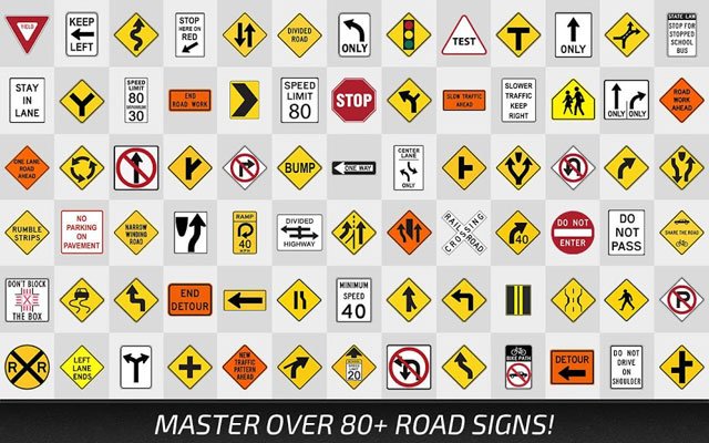Hơn 80 biển báo giao thông đa dạng 