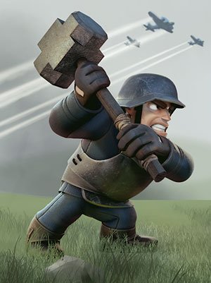 Chiến đấu với người chơi khác trong game chiến thuật thẻ bài War Heroes