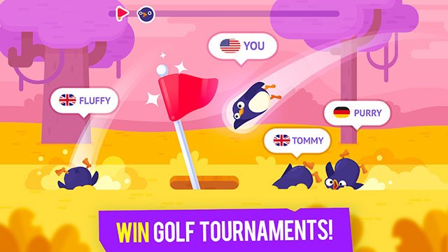 Giành chiến thắng giải đấu golf