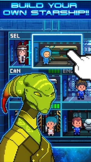 Xây dựng và quản lý tàu vũ trụ của bạn trong game Pixel Starships: Hyperspace
