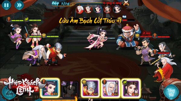 Skill "Cửu Âm Bạch Cốt Trảo" trong Giang Hồ Hiệp Khách Lệnh