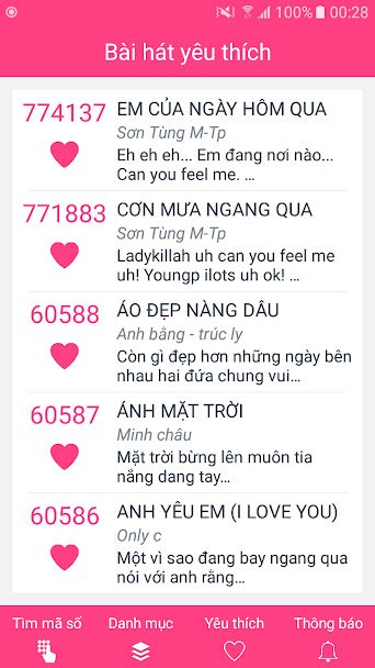 Bài hát Karaoke