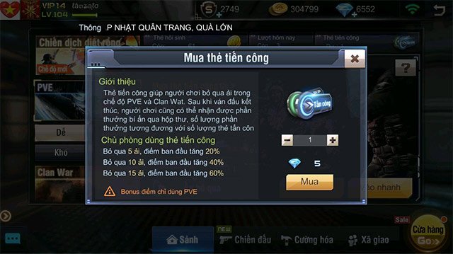 Thẻ tiến công