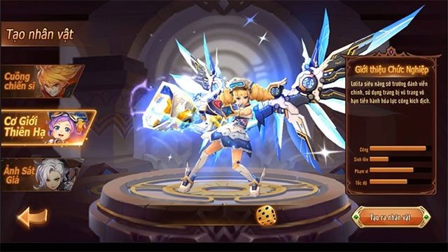 Tạo nhân vật