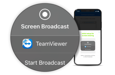 TeamViewer 14 chia sẻ màn hình iOS mới