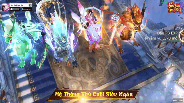 Hệ thống thú cưỡi trong Tam Sinh Tam Thế 