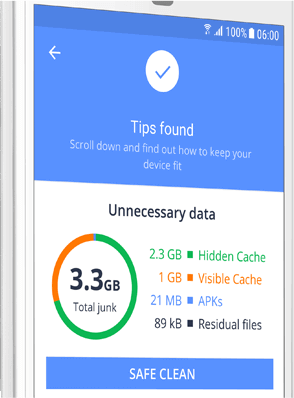 Avast Cleanup android nâng cấp bộ nhớ