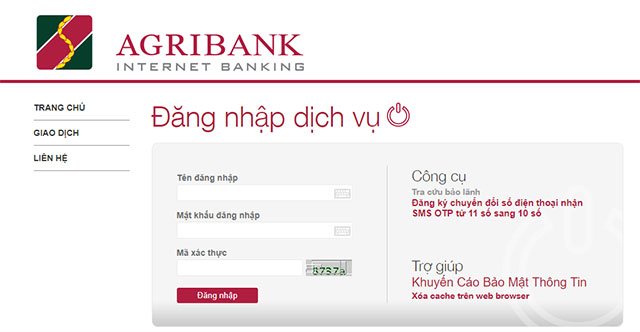 Dịch vụ ngân hàng trực tuyến