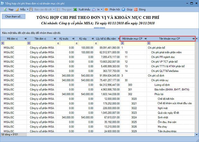 Nghiệp vụ kế toán trong AMIS.VN