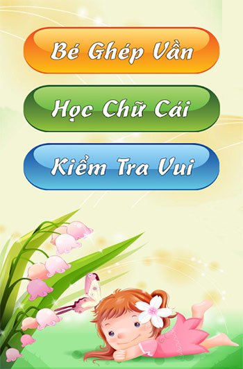 Bé tập đánh vần chữ cái & số