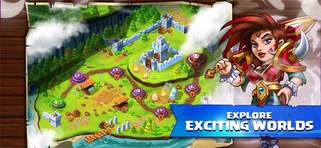 Khám phá các thế giới thú vị trong Tiny Gladiators 2