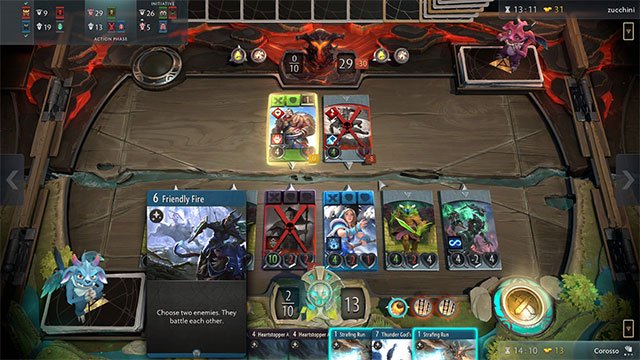 Đấu PvP với game thủ thực của Artifact