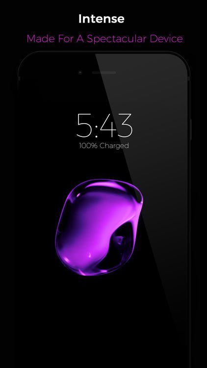 Black Lite là 1 trong 5 ứng dụng hình nền đứng đầu dành cho iPhone