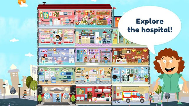 Bắt đầu cuộc phiêu lưu khám phá bệnh viện trong Little Hospital