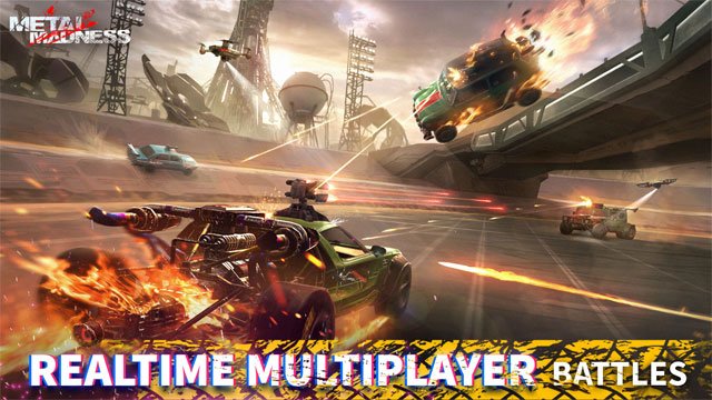 Tham gia các cuộc chiến PvP thời gian thực trong Metal Madness