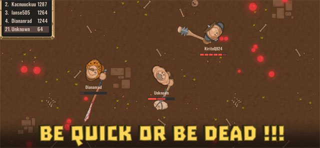 Hành động nhanh hoặc tử nạn trong BrutalMania.io