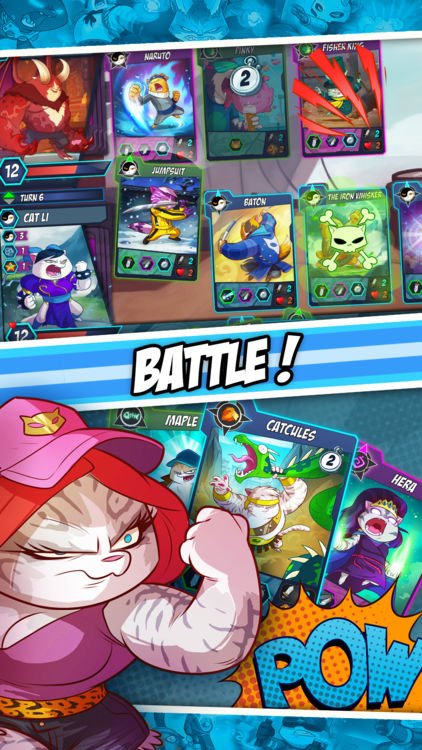 Game chiến thuật thu thập thẻ bài - Tap Cats: Battle Arena