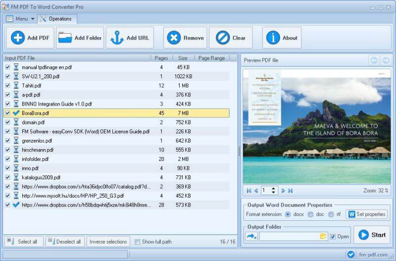 FM PDF To Word Converter Pro