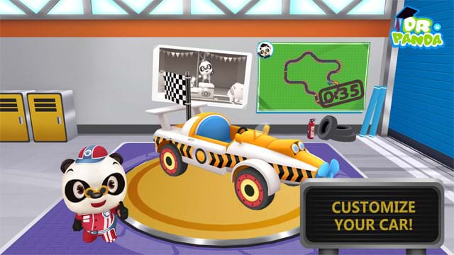 Chế tạo chiếc xe đua của riêng mình trong Dr. Panda Racers