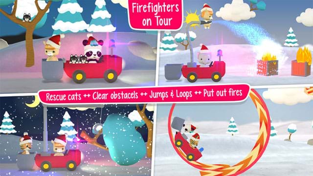 Thực hiện nhiều nhiệm vụ khác nhau trong Little Tiger: Firefighter Kids