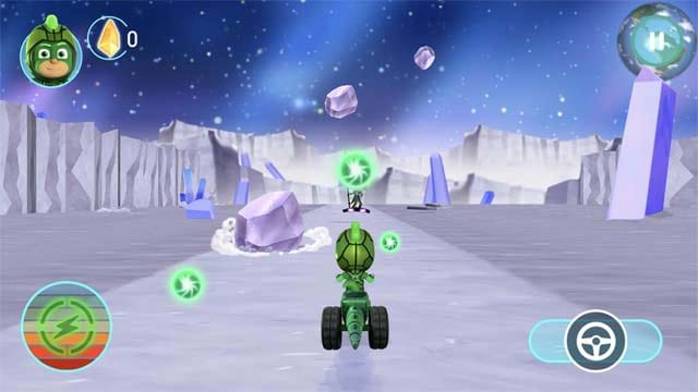Mỗi anh hùng sở hữu kỹ năng đặc biệt riêng trong PJ Masks: Racing Heroes