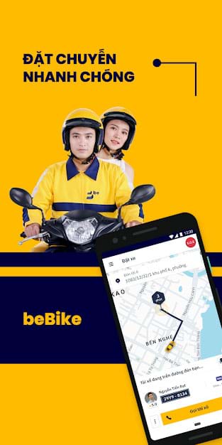Đặt xe nhanh với ứng dụng Be