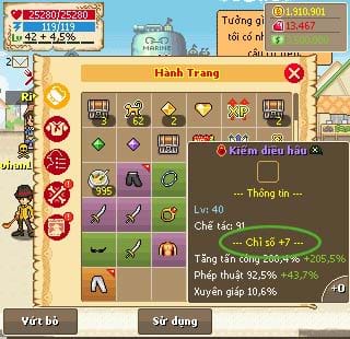 So sánh chỉ số đồ