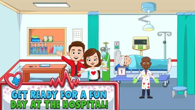 Sẵn sàng cho một ngày khám phá bệnh viện trong My Town: Hospital 