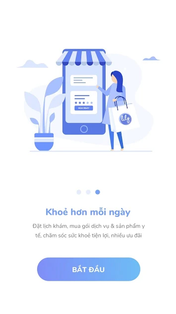 Đặt lịch khám, mua gói dịch vụ khám