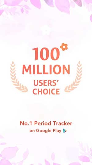 Period Calendar là ứng dụng #1 được lựa chọn bởi hơn 100 triệu người dùng trên Google Play