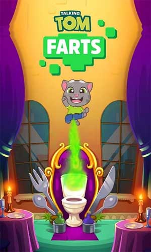 Tạo ra những tiếng xì hơi để giúp Tom bay cao trong Talking Tom Farts