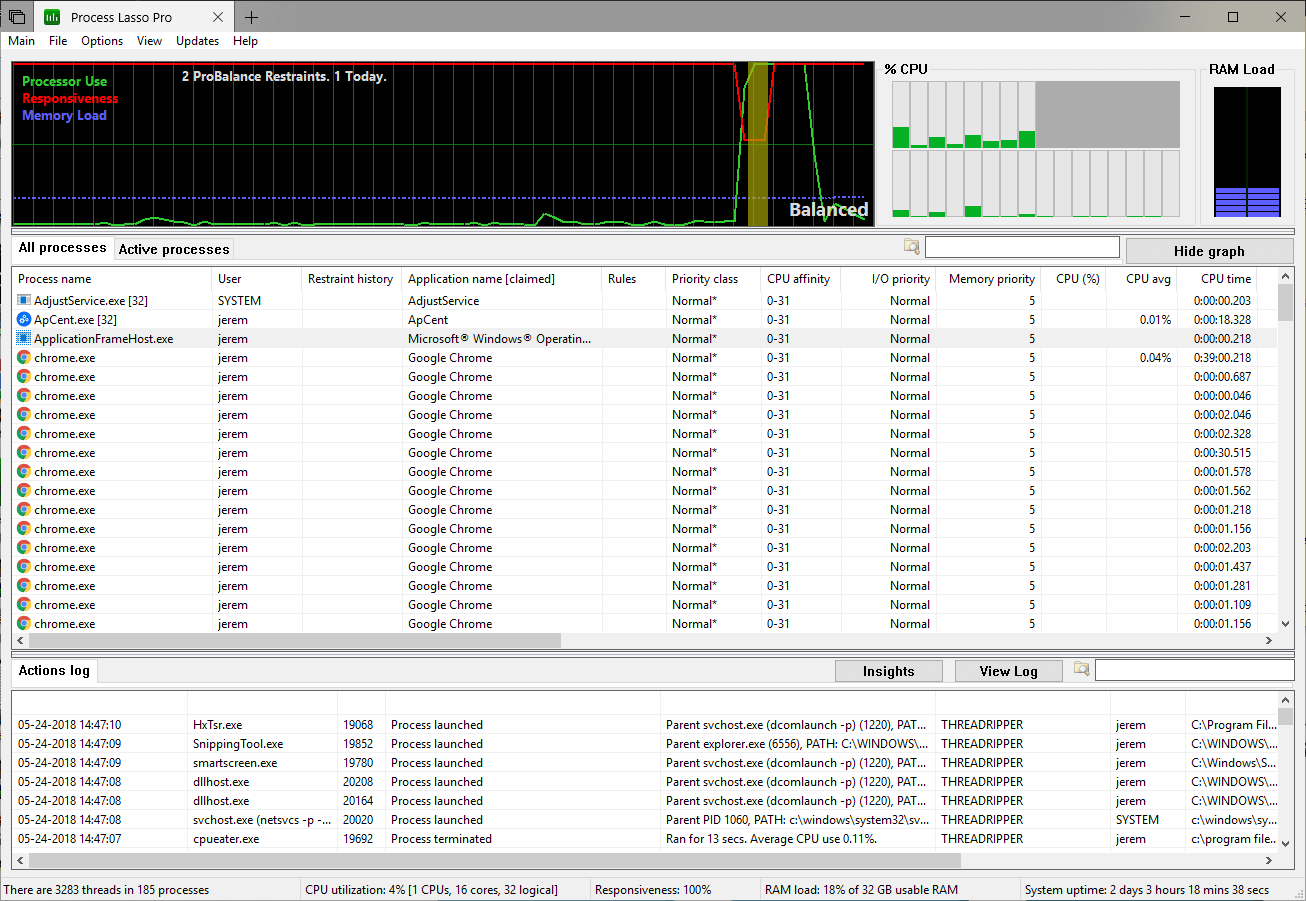 Bitsum Process Lasso Pro 