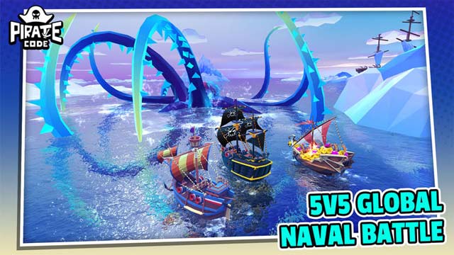 Tham gia các trận hải chiến 5v5 vui nhộn trong Pirate Code