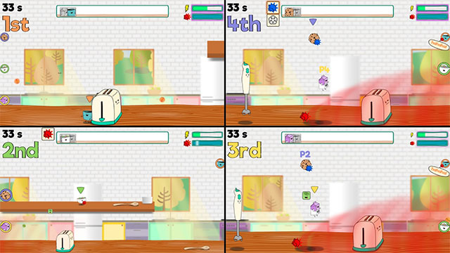 Chơi Local với bạn bè hoặc online với game thủ thực