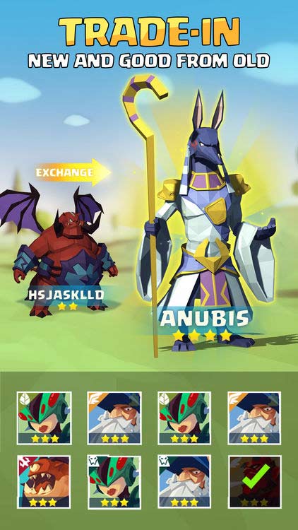 Đổi vật phẩm cũ lấy vật phẩm mới trong Poly Fantasy