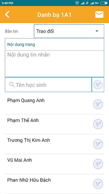 Tạo danh bạ