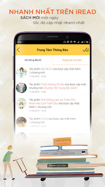 Liên tục cập nhật đầu sách mới 