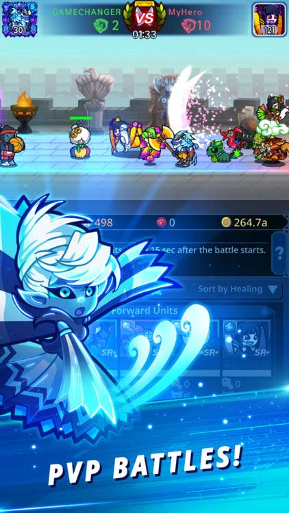 Tham gia các cuộc chiến PvP và PvE sôi động