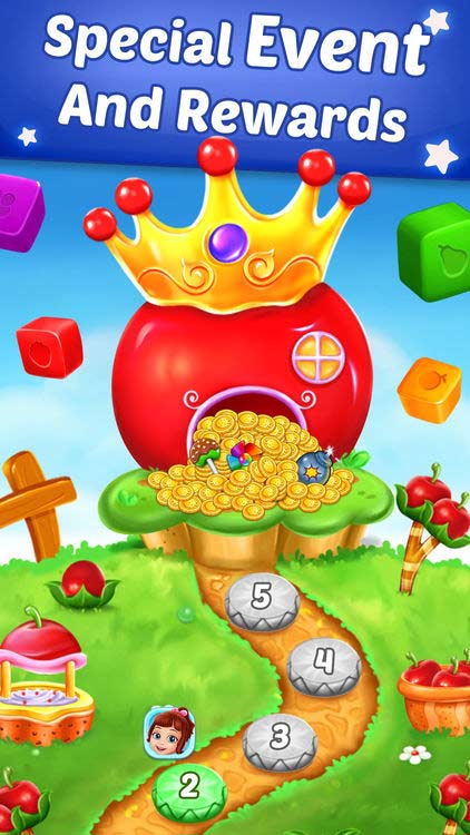 Fruit Cube Blast có nhiều sự kiện và phần thưởng đặc biệt