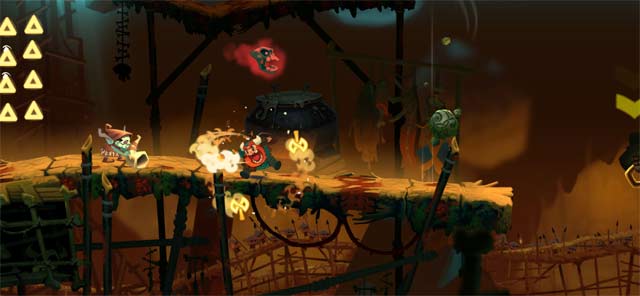 Tránh chướng ngại vật nguy hiểm, thu thập xu và tiêu diệt kẻ xấu