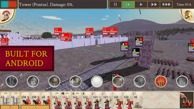 Rome: Total War  là siêu phẩm chiến thuật mới dành riêng cho thiết bị Android