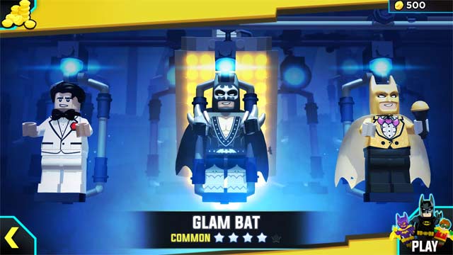 Mở khóa Batman trong nhiều bộ trang phục khác nhau