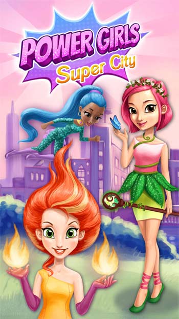 Game thời trang và làm đẹp tuyệt hay - Power Girls Super City