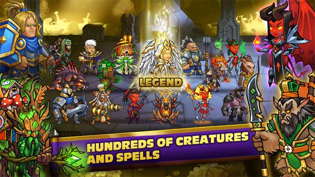 Hàng trăm sinh vật và câu thần chú đang chờ người chơi khám phá trong Heroes Of Magic